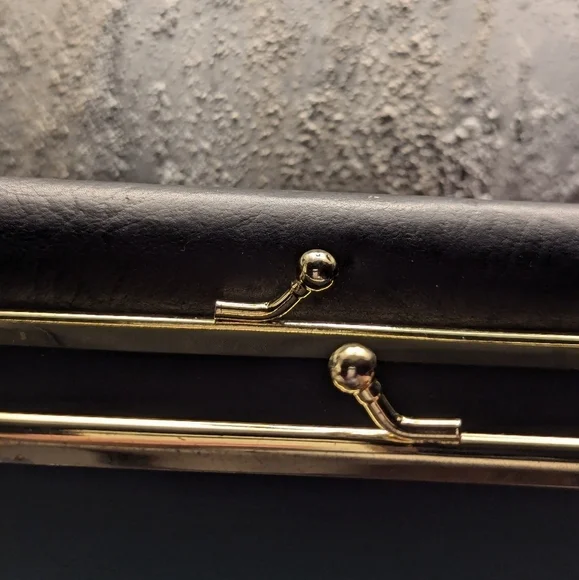 🖤 Buxton wallet black leather change checkbook cover credit card cash NWOT - Picture 3 of 14